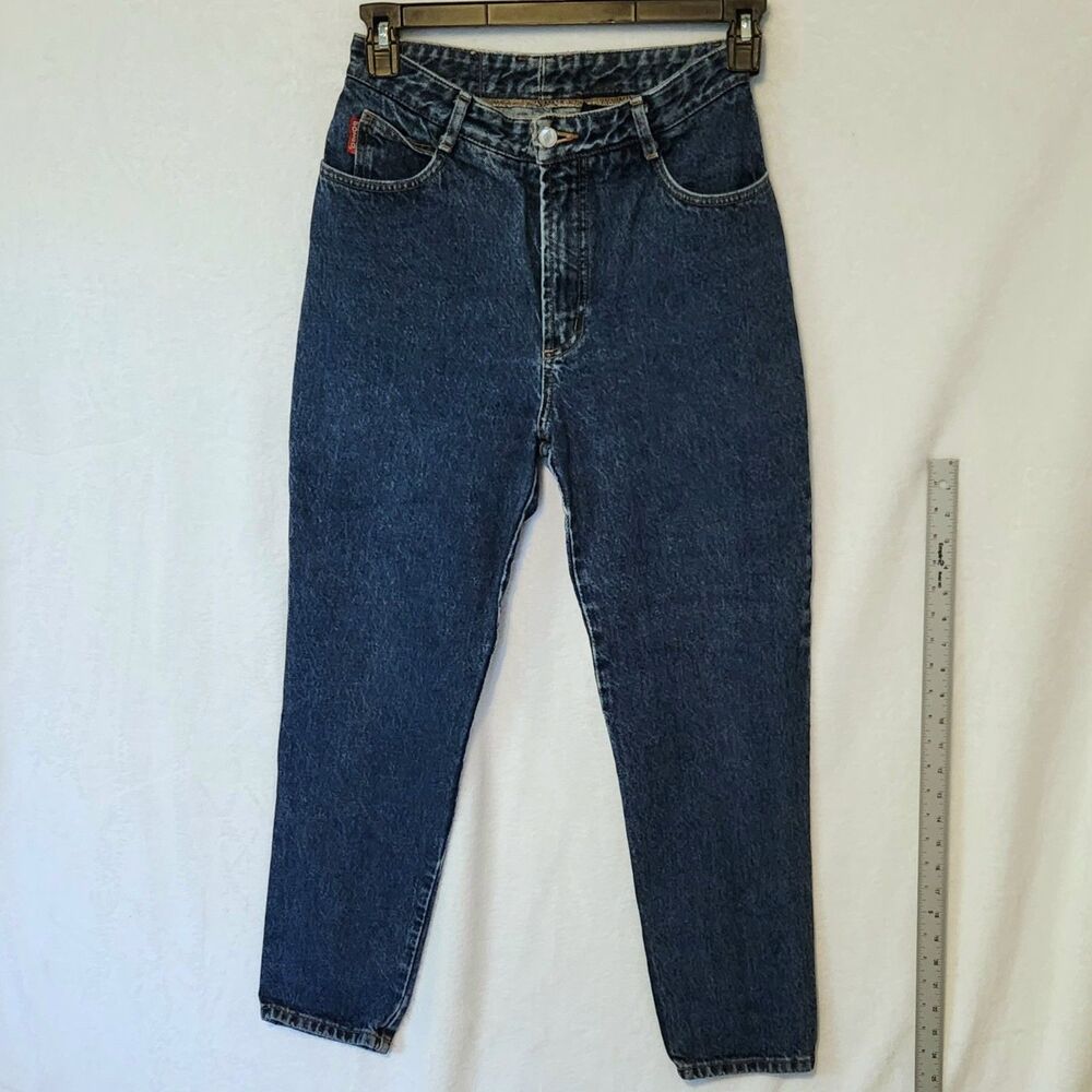 Vintage Bongo Women's Sz 9R 90s High Waisted Tapered Leg Mom Jeans USA 29x28